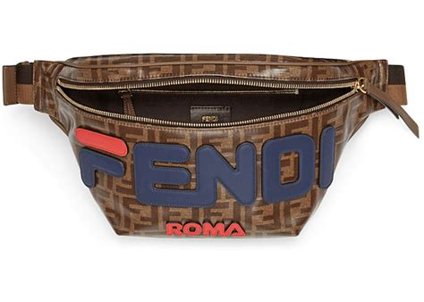 brown fabric belt bag fendi|fendi belt bag price.